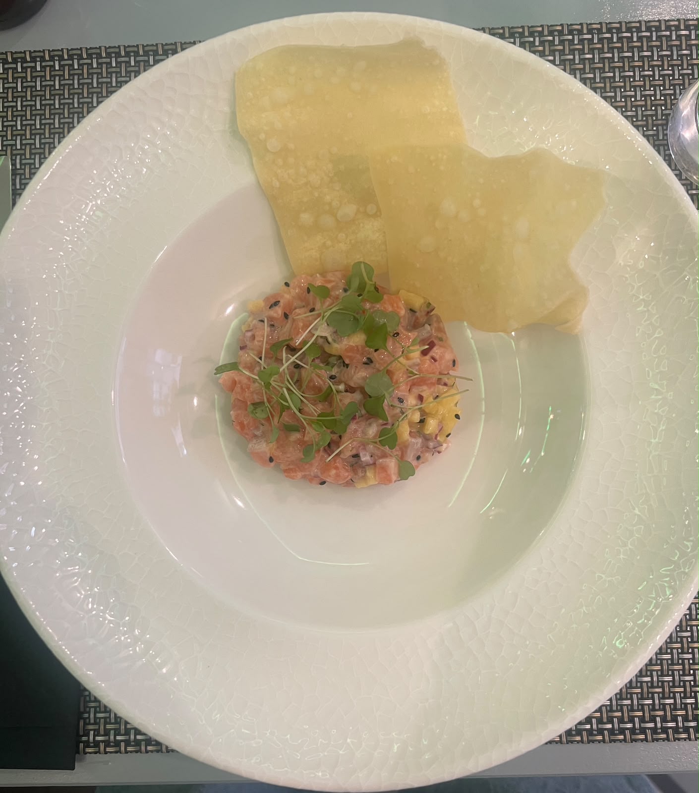 Tártaro de salmão